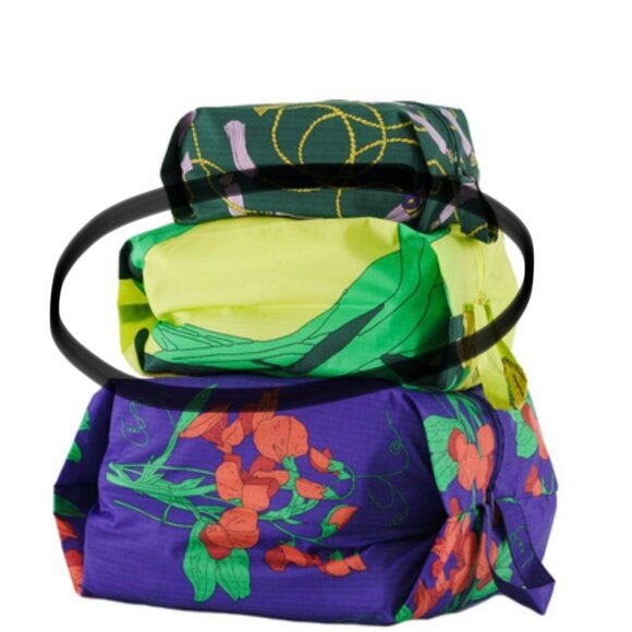 ||*Rare*|| BAGGU | Medium 3D Zip | Yellow Lily | San Simeon Collection || EUC - Picture 2 of 10